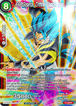 SSB Gogeta, Critical Combination - Promotion Cards - Dragon Ball