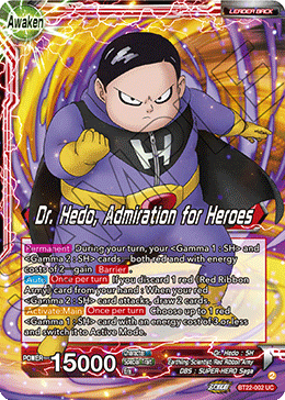 [BT22-002] Dr. Hedo // Dr. Hedo, Admiration for Heroes (Foil)