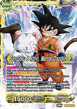 [BT22-081] Son Goku // Son Goku & Korin, Martial Discipline (Foil)