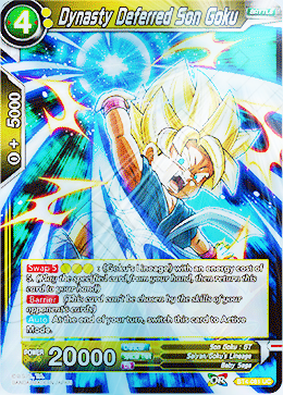 [BT4-081] Dynasty Deferred Son Goku (Foil)