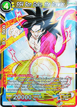 [BT14-095] SS4 Son Goku, the Brawler (Foil)