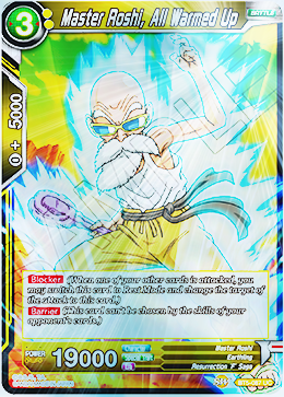 [BT5-087] Master Roshi, All Warmed Up (Foil)