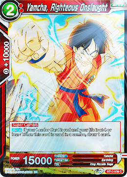 [BT12-008] Yamcha, Righteous Onslaught (Foil)