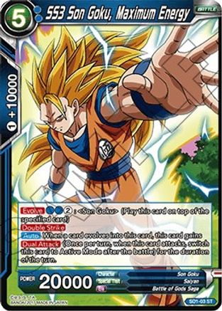 [SD1-03] SS3 Son Goku, Maximum Energy