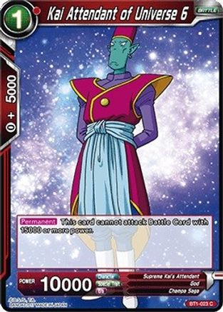 [BT1-023] Kai Attendant of Universe 6