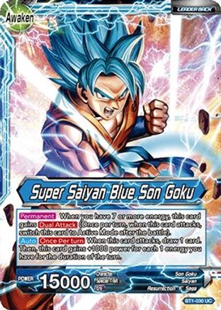 [BT1-030] Son Goku // Super Saiyan Blue Son Goku