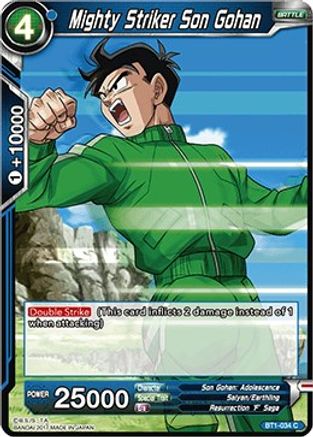 [BT1-034] Mighty Striker Son Gohan