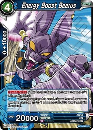 [BT1-042] Energy Boost Beerus