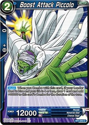 [BT1-045] Boost Attack Piccolo