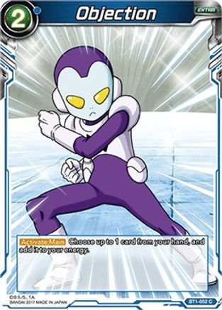 [BT1-052] Objection