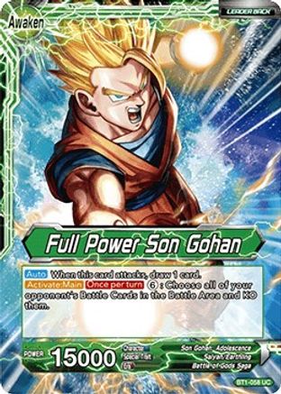 [BT1-058] Son Gohan // Full Power Son Gohan