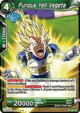 [BT1-065] Furious Yell Vegeta