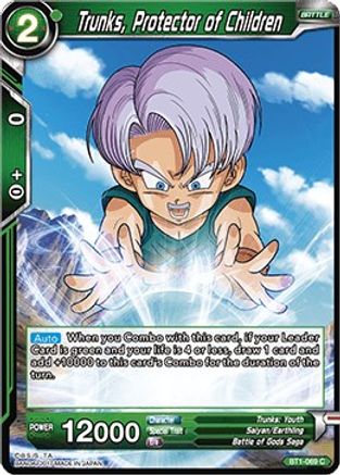 [BT1-069] Trunks, Protector of Children