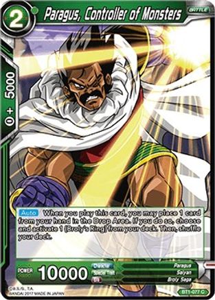 [BT1-077] Paragus, Controller of Monsters