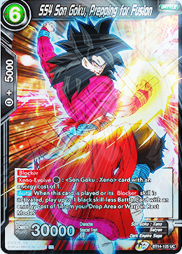 [BT14-125] SS4 Son Goku, Prepping for Fusion (Foil)