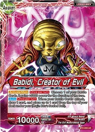 [BT2-003] Babidi // Babidi, Creator of Evil