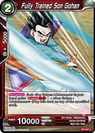 [BT2-007] Fully Trained Son Gohan