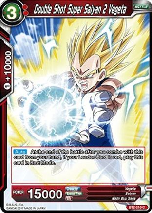 [BT2-010] Double Shot Super Saiyan 2 Vegeta