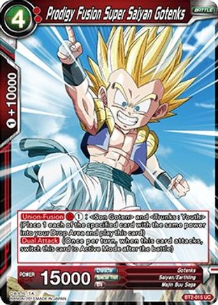 [BT2-015] Prodigy Fusion Super Saiyan Gotenks