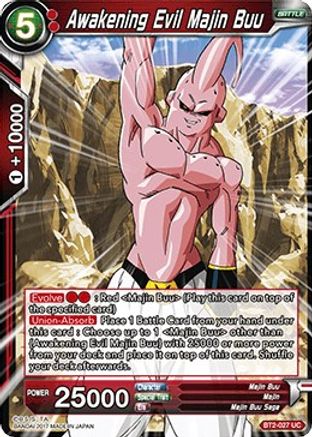 [BT2-027] Awakening Evil Majin Buu