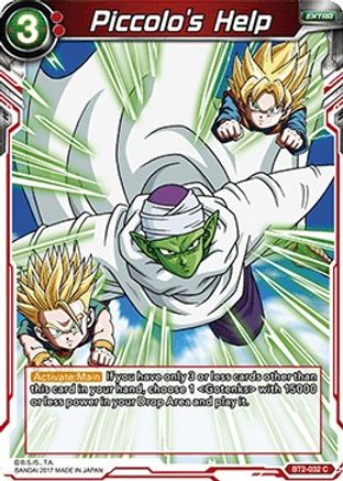 [BT2-032] Piccolo's Help