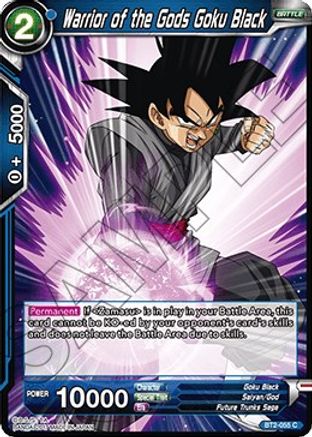 [BT2-055] Warrior of the Gods Goku Black