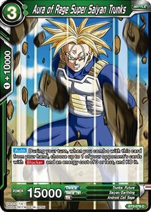 [BT2-079] Aura of Rage Super Saiyan Trunks