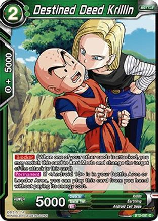 [BT2-081] Destined Deed Krillin