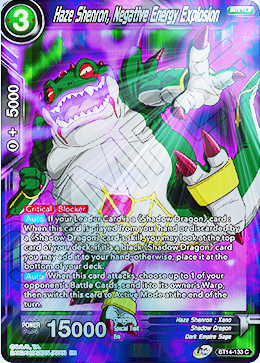 [BT14-133] Haze Shenron, Negative Energy Explosion (Foil)