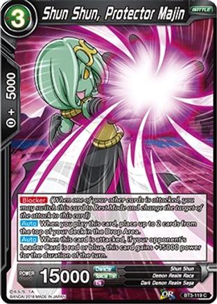 [BT3-119] Shun Shun, Protector Majin