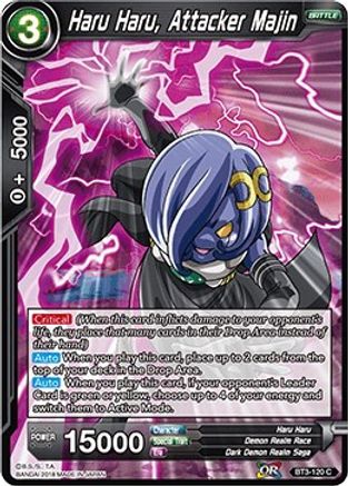 [BT3-120] Haru Haru, Attacker Majin