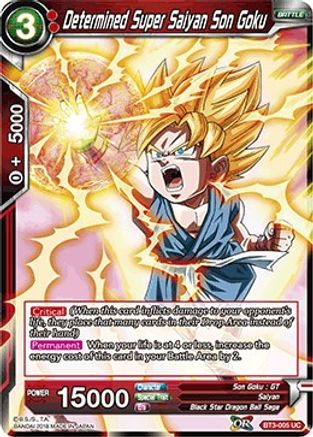 [BT3-005] Determined Super Saiyan Son Goku