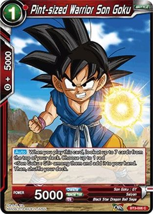 [BT3-006] Pint-sized Warrior Son Goku