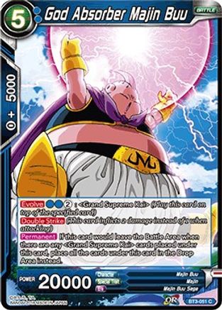 [BT3-051] God Absorber Majin Buu