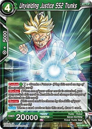 [BT3-061] Unyielding Justice SS2 Trunks