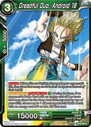 [BT3-065] Dreadful Duo, Android 18