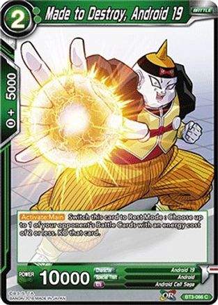 [BT3-066] Made to Destroy, Android 19