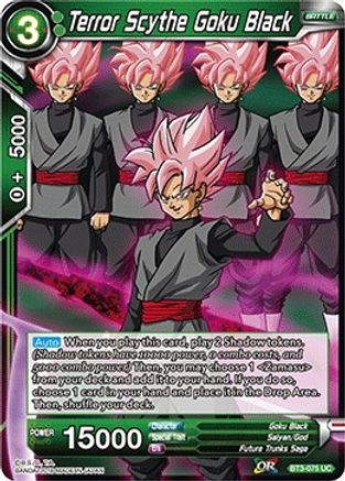 [BT3-075] Terror Scythe Goku Black