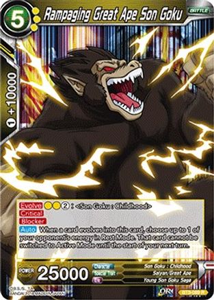 [BT3-089] Rampaging Great Ape Son Goku