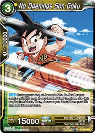 [BT3-090] No Openings Son Goku