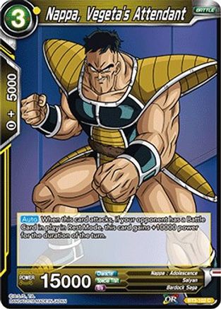 [BT3-102] Nappa, Vegeta's Attendant