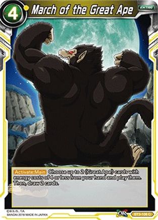 [BT3-106] March of the Great Ape