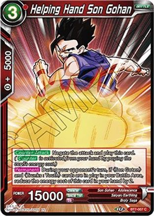 [BT7-007] Helping Hand Son Gohan