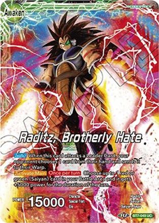 [BT7-049] Raditz // Raditz, Brotherly Hate