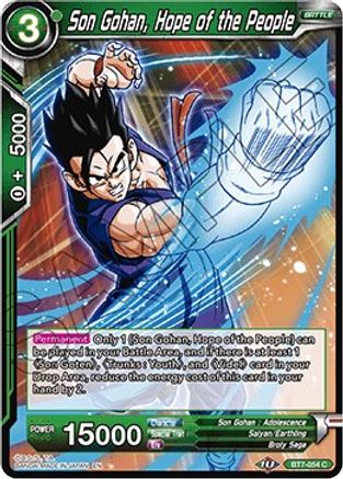 [BT7-054] Son Gohan, Hope of the People