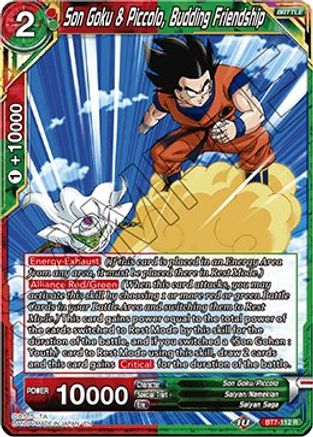 [BT7-112] Son Goku & Piccolo, Budding Friendship