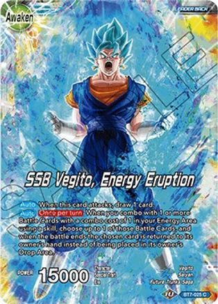 [BT7-025] Son Goku & Vegeta // SSB Vegito, Energy Eruption