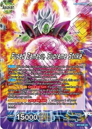 [BT7-026] Goku Black & Zamasu // Fused Zamasu, Supreme Strike