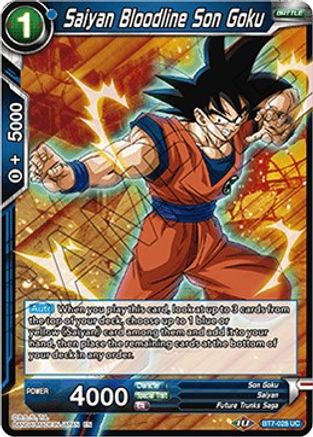 [BT7-028] Saiyan Bloodline Son Goku