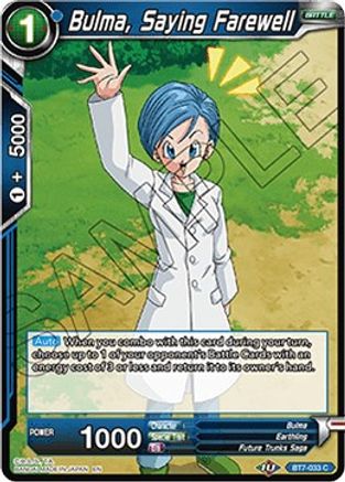 [BT7-033] Bulma, Saying Farewell